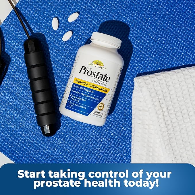 Real Health Prostate Complete - Prostate Supplements for Men, Prostate Health, Prostate Relief, Saw Palmetto for Men, One-per-Day Prostate Formula - 30 Count