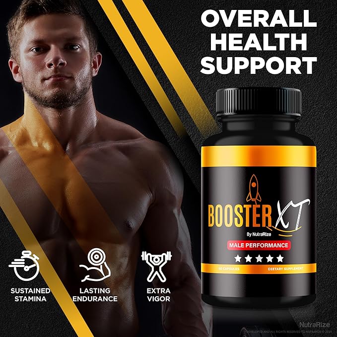 (2 Pack) Booster XT For Men, Booster XT Male Enhancing Capsules, Premium Formula To Support Daily Energy & Peak Performance, Multivitamin Pills For Overall Health, BoosterXT Reviews (120 Capsules)