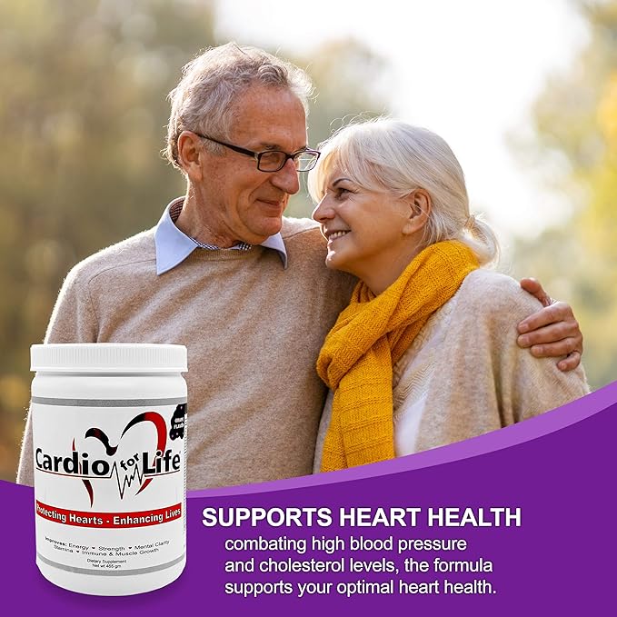 CardioForLife - 16 oz. Powder w/ AstraGin - Grape Flavor